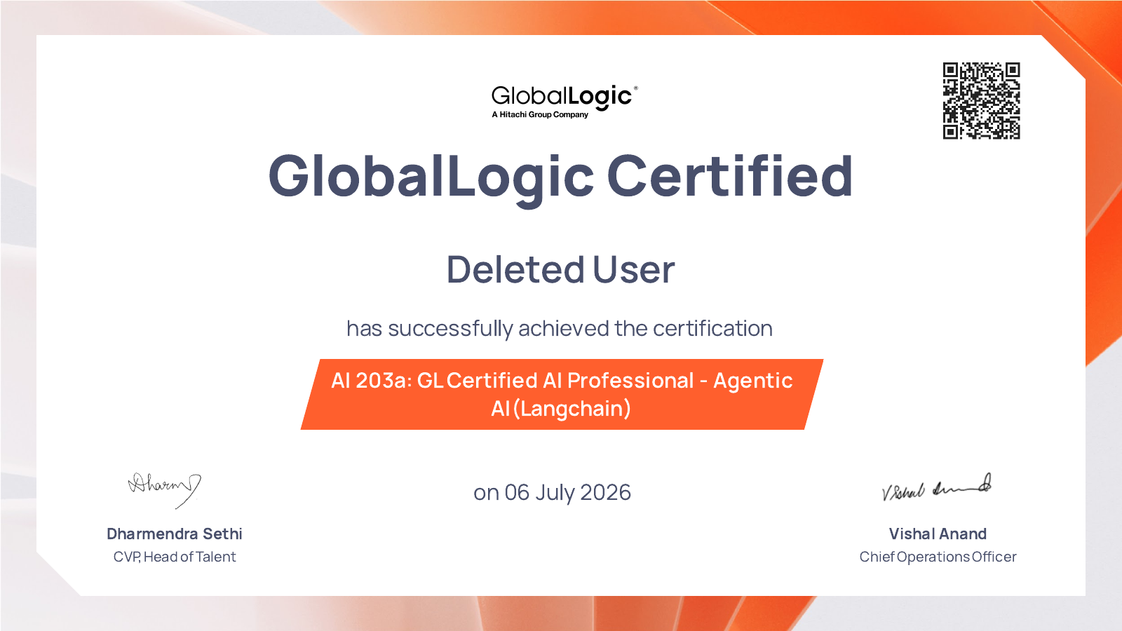 Certificate preview