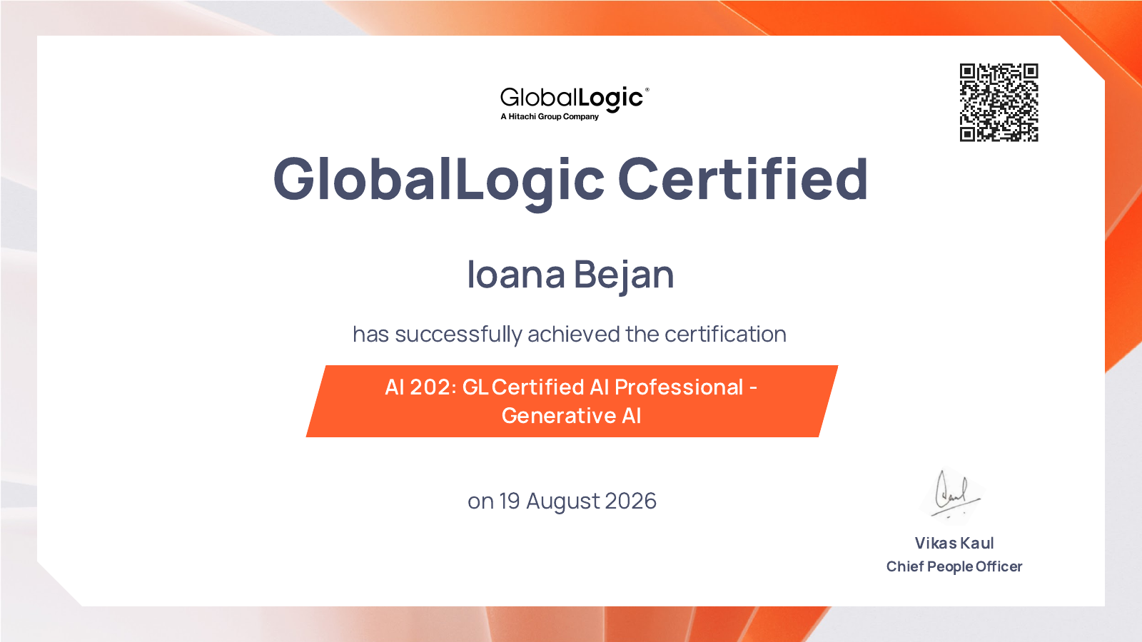 Certificate preview