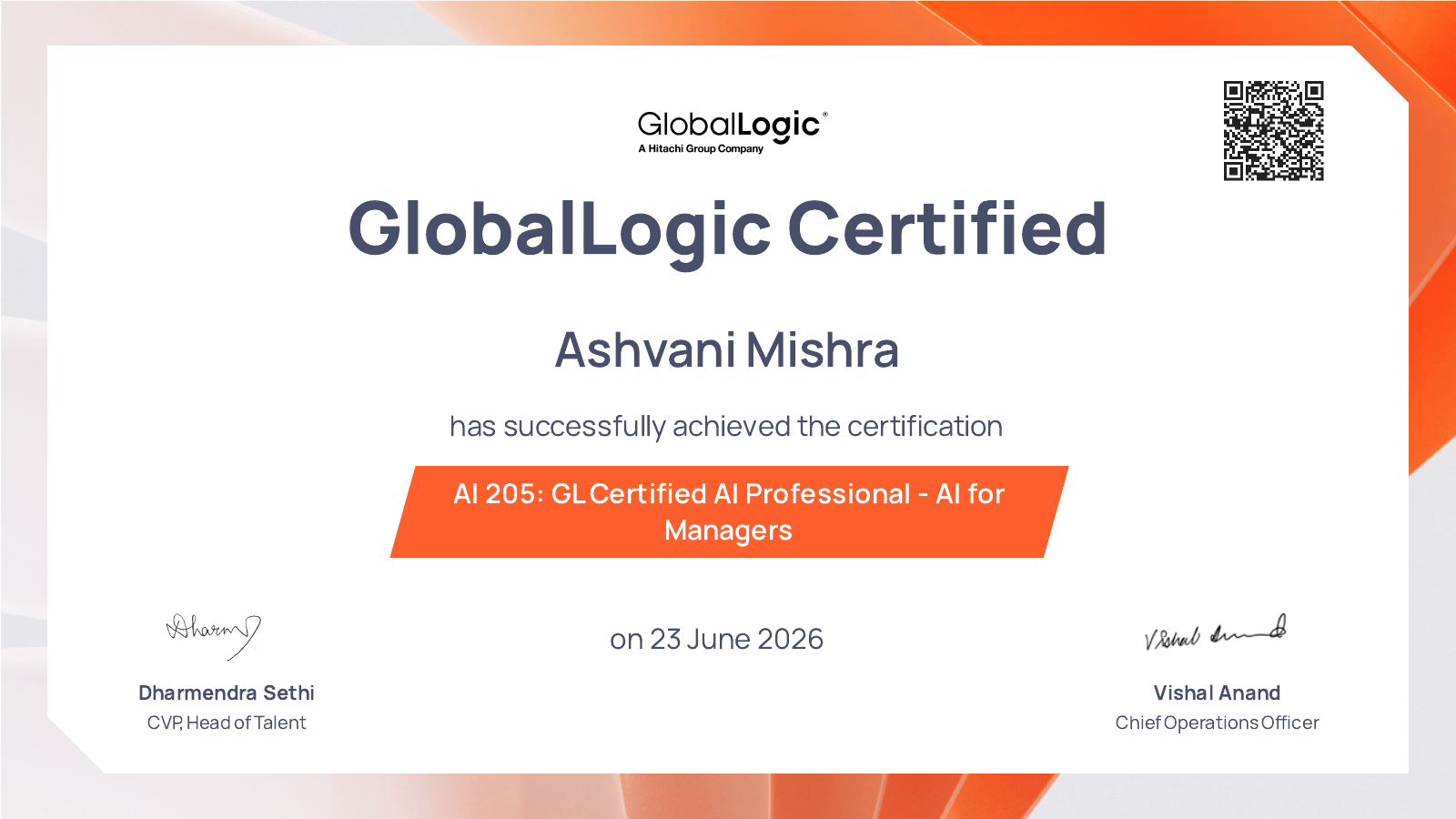 Certificate preview