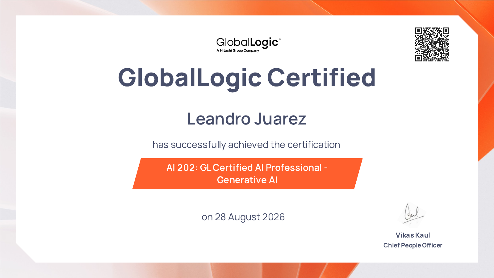 Certificate preview